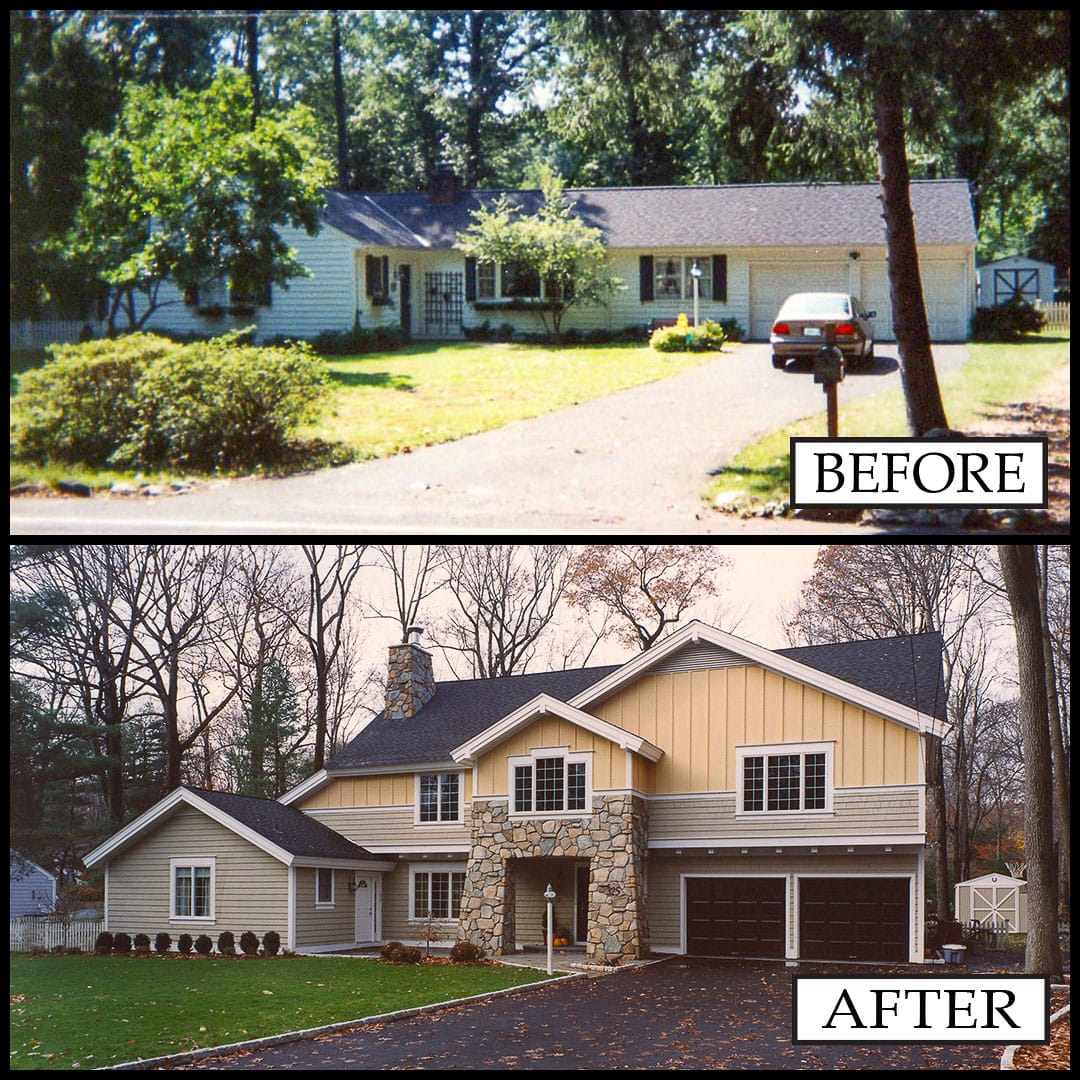 Before and after renovation by Douglas Cutler Architects