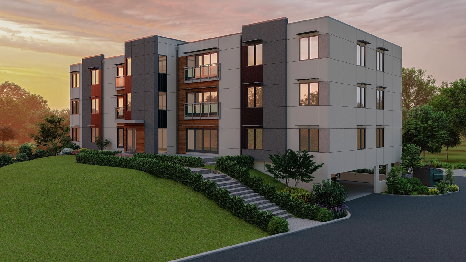Modern modular housing in Bedford, CT by Douglas Cutler Architects